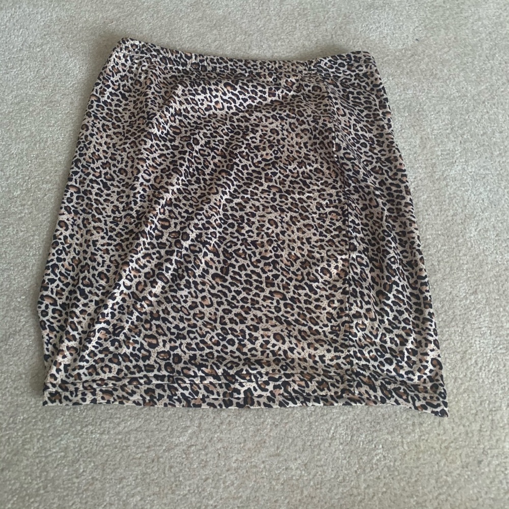 cheetah skirt